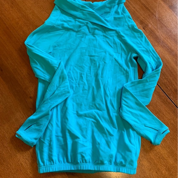 Ivivva Light Blue girls Sweater Wrap 10 - Picture 11 of 13